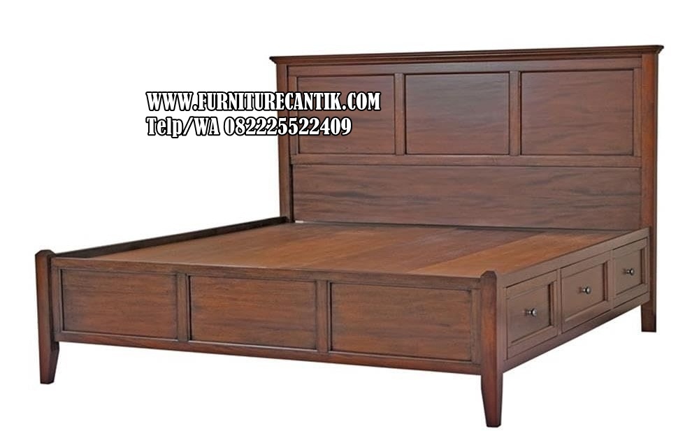 Dipan Minimalis Modern Kayu Jati