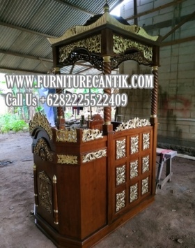 Jual Mimbar Masjid Jati Jepara