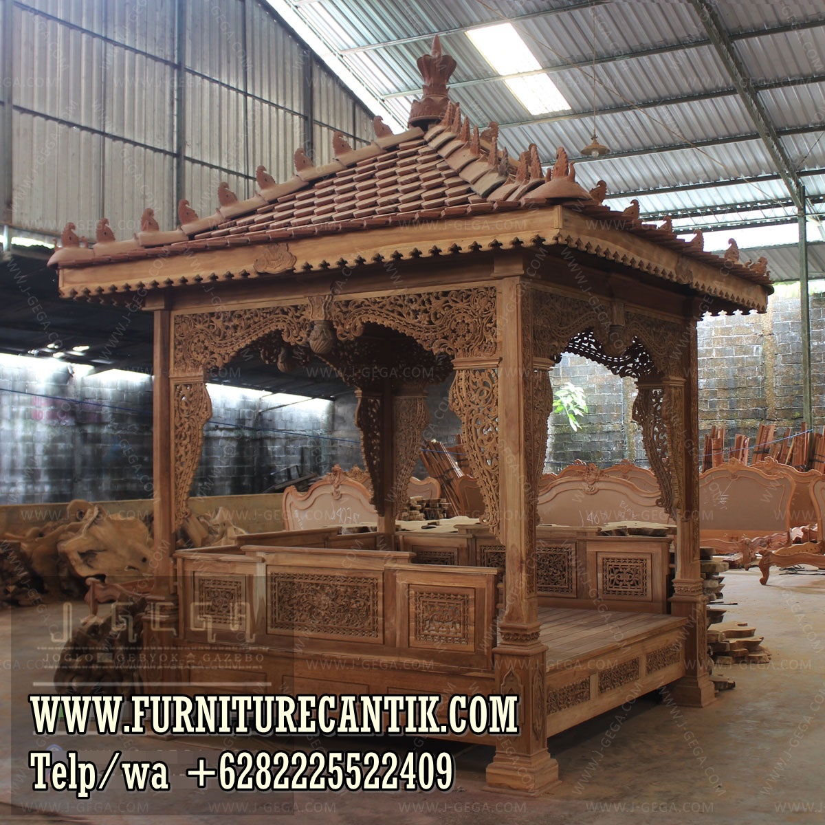 Jual Gazebo Ukiran Asli Jepara