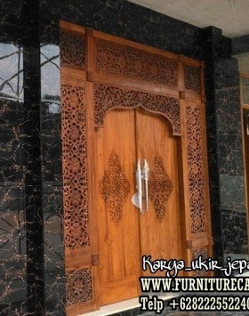 Pintu Rumah Jati Ukiran Kualitas Terbaik