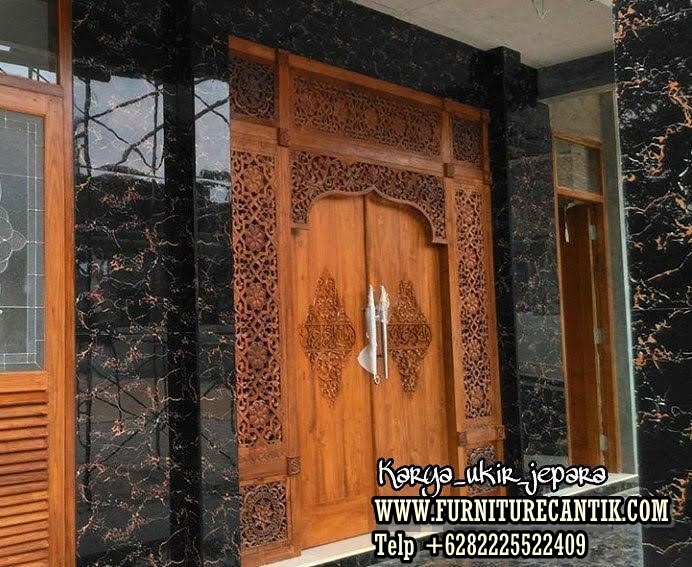 Pintu Rumah Jati Ukiran Kualitas Terbaik