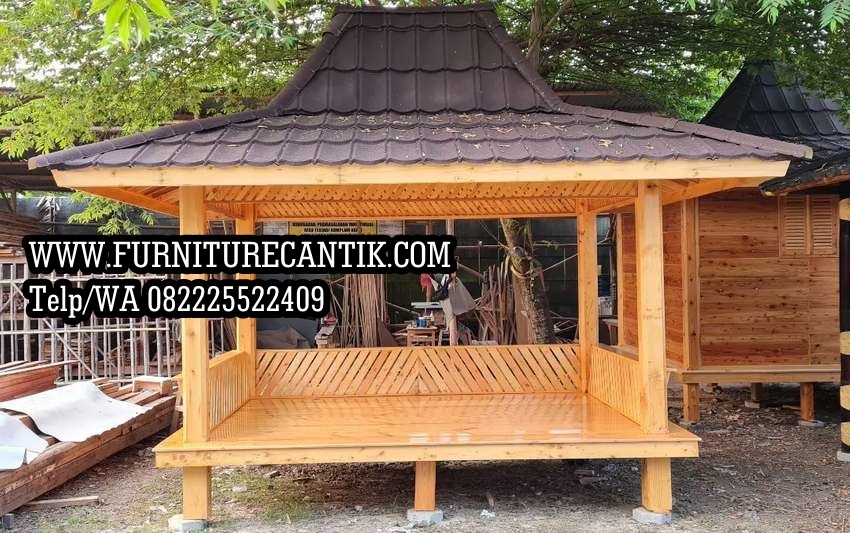 Gazebo Kayu Jati Istimewa