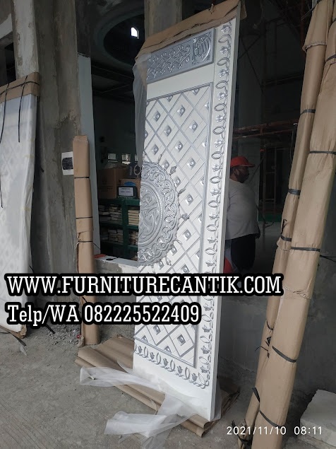 Pintu Masjid Kayu Jati Terbaru