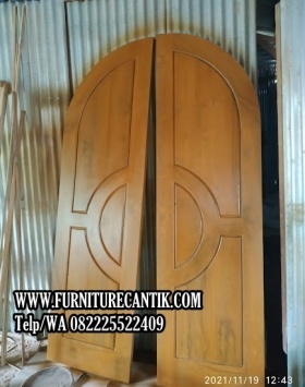 Pintu Masjid Kayu Jati Minimalis Terbaru