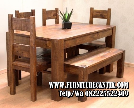 Kursi Cafe Kayu Jati Minimalis Modern