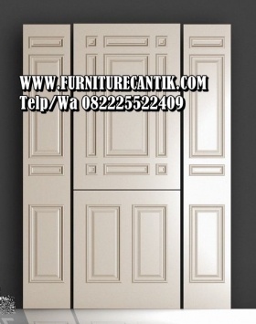 Pintu Rumah Kayu Jati Minimalis Motif Eropa