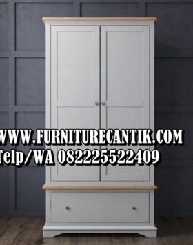 Lemari Pakaian Minimalis 2 Pintu Klasik