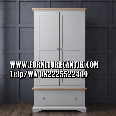 Lemari Pakaian Minimalis 2 Pintu Klasik