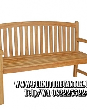 Kursi Teras Kayu Jati Natural Model Minimalis