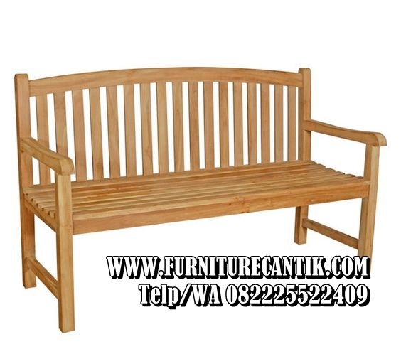 Kursi Teras Kayu Jati Natural Model Minimalis