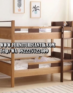 Tempat Tidur Tingkat Natural Khas Eropa
