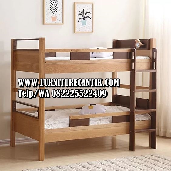 Tempat Tidur Tingkat Natural Khas Eropa
