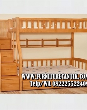 Tempat Tidur Tingkat Minimalis Modern Jepara
