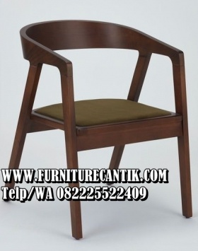 Kursi Cafe Kayu Jati Retro Minimalis Mewah