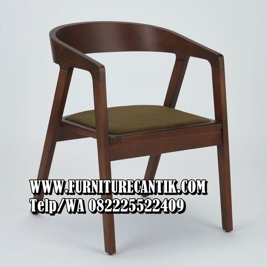 Kursi Cafe Kayu Jati Retro Minimalis Mewah