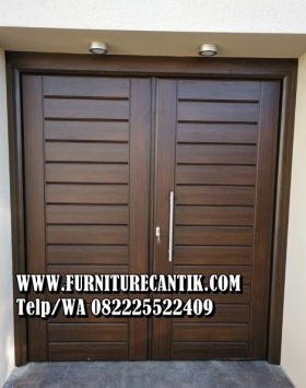 Pintu Rumah Kayu Jati Minimalis Modern Mewah