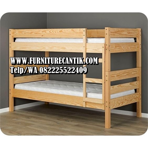 Tempat Tidur Tingkat Mewah Natural