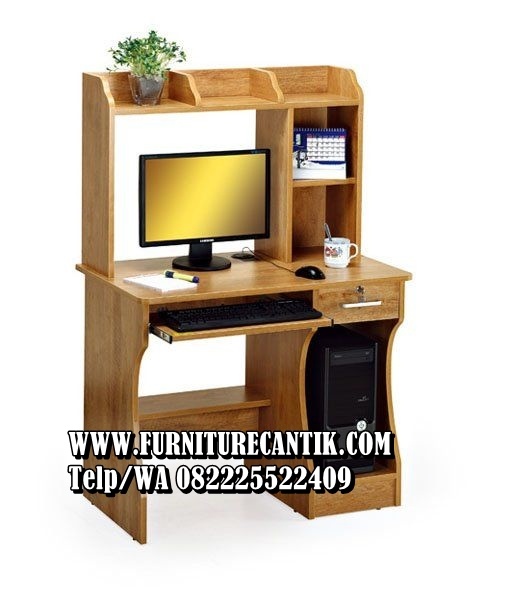 Meja Belajar Kayu Modern Jati