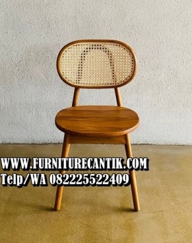 Kursi Rotan Kayu Jati Design Modern