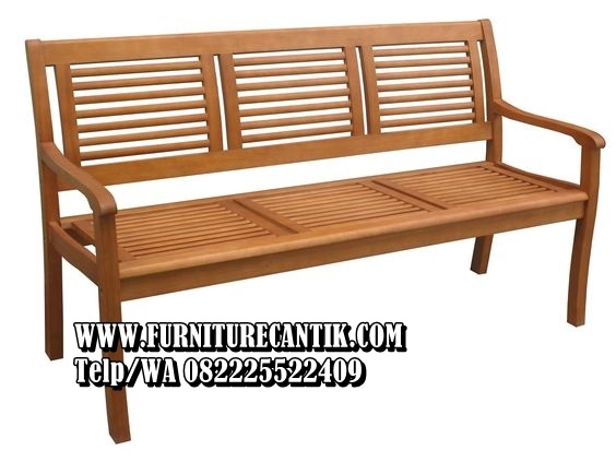 Kursi Teras Kayu Jati Modern Minimalis