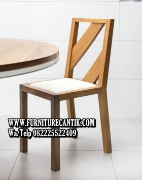 Kursi Cafe Kayu Jati Antik Minimalis
