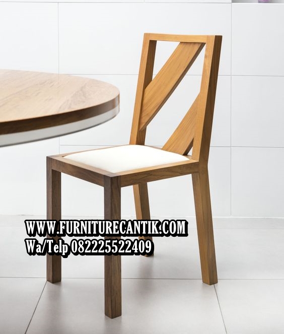 Kursi Cafe Kayu Jati Antik Minimalis
