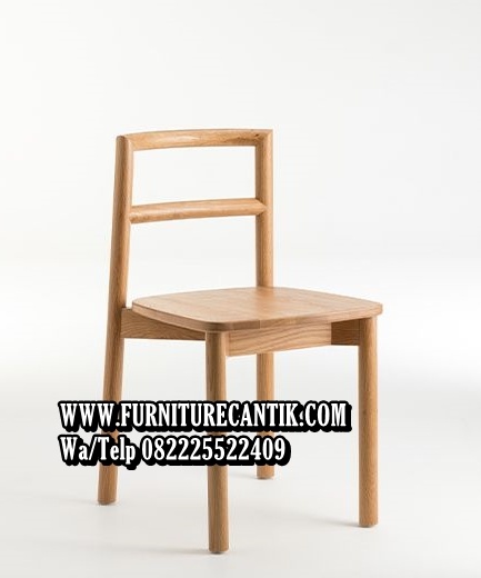 Kursi Cafe Kayu Jati Artistik Natural