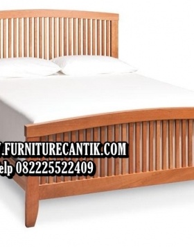 Dipan Minimalis Kayu Jati Modern