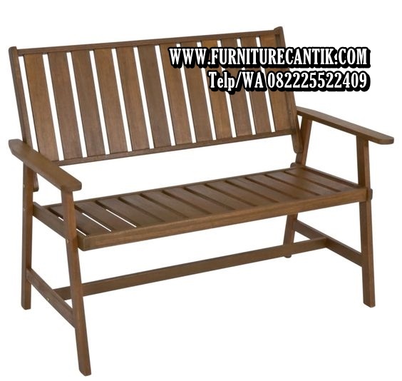 Kursi Teras Kayu Jati Estetik Coklat