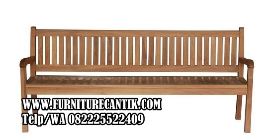 Kursi Teras Kayu Jati Natural Minimalis