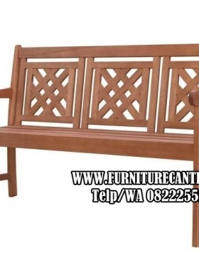 Kursi Teras Minimalis Modern Kayu Jati