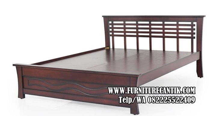 Dipan Minimalis Modern Kayu Jati Solid