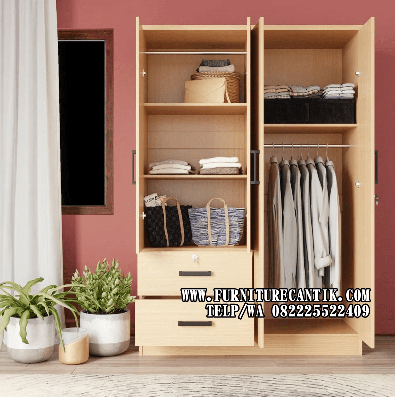 Model Lemari Baju Kayu Jati Wardrobe&Closet