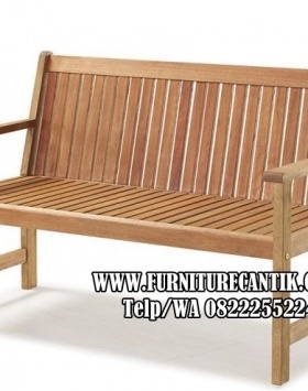 Kursi Teras Kayu Jati Estetik Natural Modern