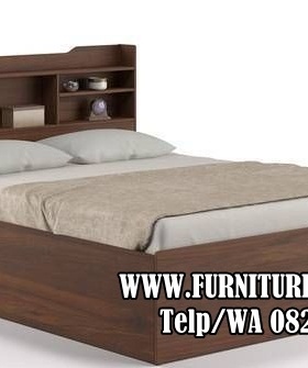 Dipan Mewah Desain Modern Kayu Jati