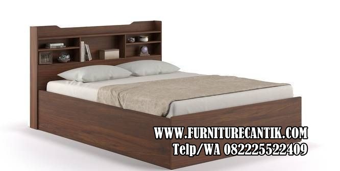 Dipan Mewah Desain Modern Kayu Jati